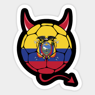 Ecuador Football Halloween Sticker